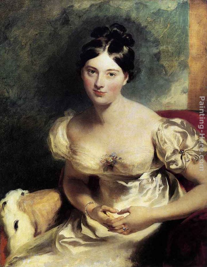 Margaret, Countess of Blessington painting - Sir Thomas Lawrence Margaret, Countess of Blessington art painting